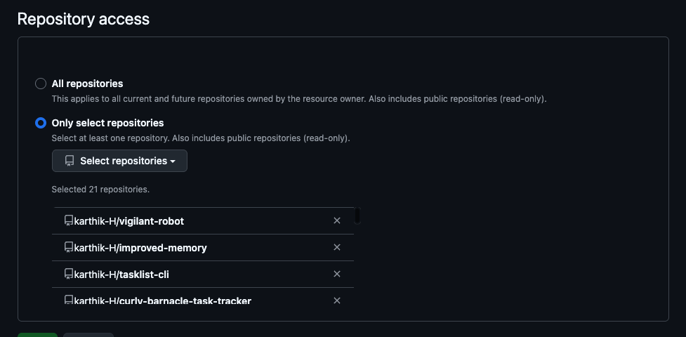 Select Repository
