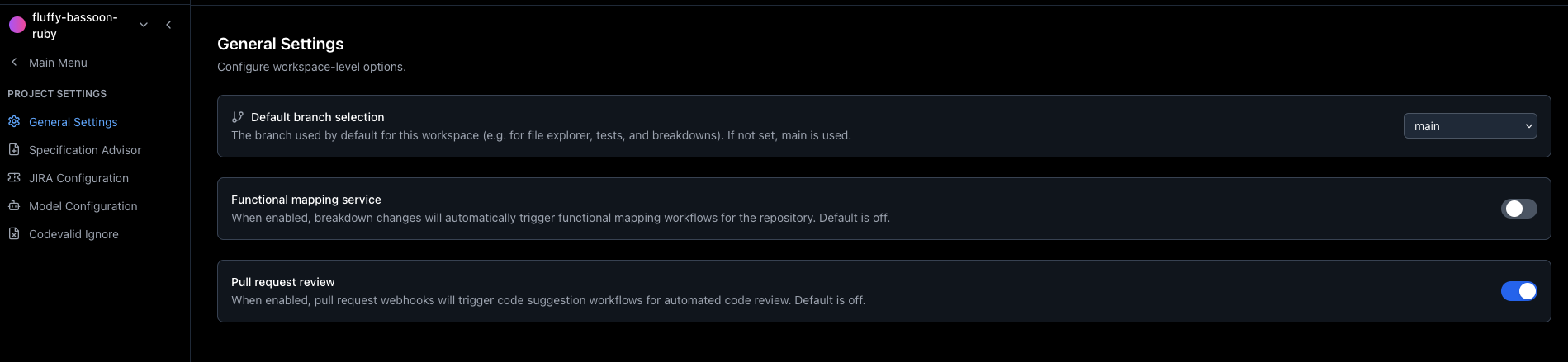 Pull Request Validation Setup